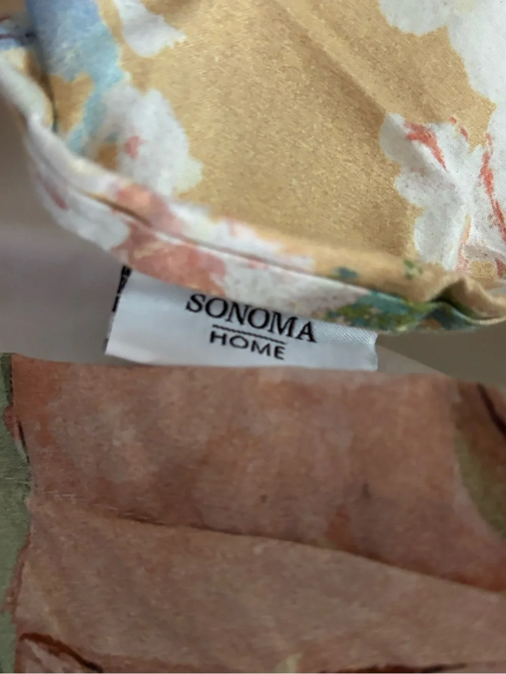 Williams Sonoma Painted Peacock Queen Duvet - Pr Euro Shams